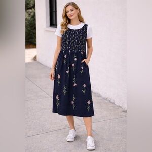 VINTAGE PUTUMAYO Floral Summer Sleeveless Dress - Grandma Vibes